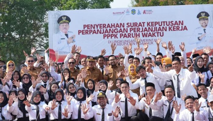 Pemkab Nganjuk Perpanjang Masa Kerja 2.208 PPPK Paruh Waktu Demi Perkuat Layanan Publik