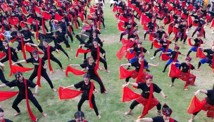 600 Penari Remo Hidupkan Warisan Munali Fatah di Sidoarjo