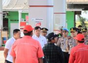 Kapolres Nganjuk Sidak Tiga SPBU, Pastikan Stok BBM Aman