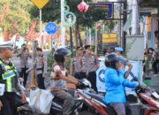 Demi Kelancaran Lalu Lintas Warga, Kapolres Nganjuk Turun Jalan Pimpin Patroli Jogo Omah