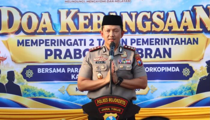 Polres dan Pemkab Mojokerto Gelar Doa 2 Tahun Kepemimpinan Prabowo-Gibran