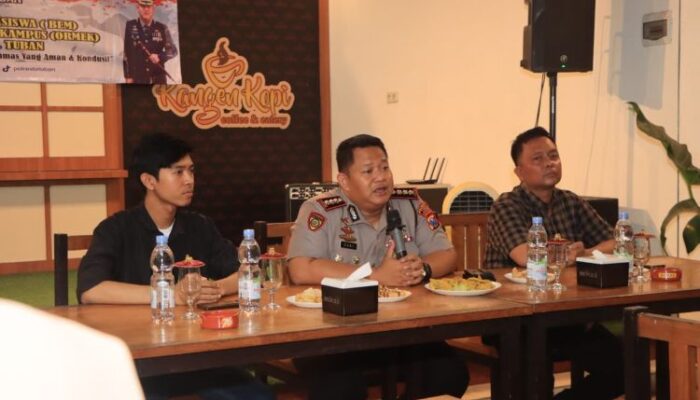 Polresta Tuban Dialog dengan Mahasiswa, Perkuat Sinergi Jaga Kamtibmas
