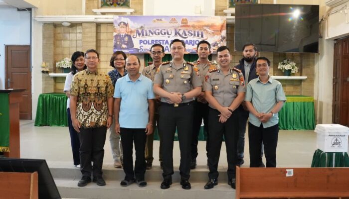 Minggu Kasih, Polresta Sidoarjo Perkuat Toleransi dan Jamin Keamanan Ibadah