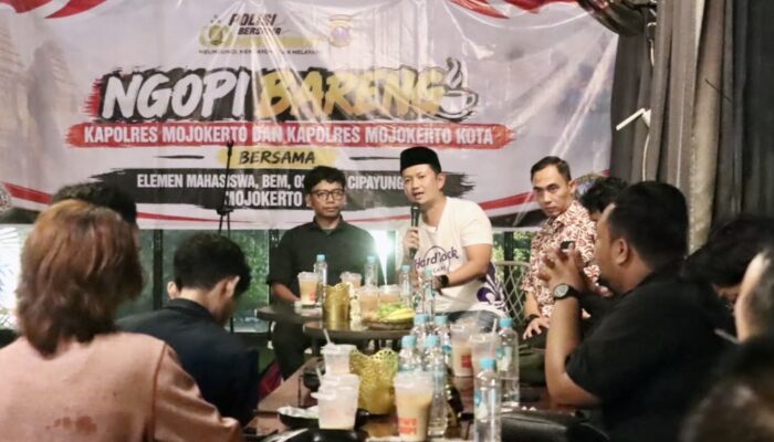 Rangkul Cipayung Plus dan BEM, Duo Kapolres Mojokerto Raya Perkuat Sinergi Lewat Ngopi Bareng