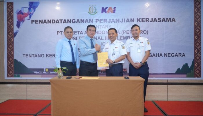 KAI Divre III Palembang dan Kejari Palembang Teken MoU Hukum Perdata dan TUN
