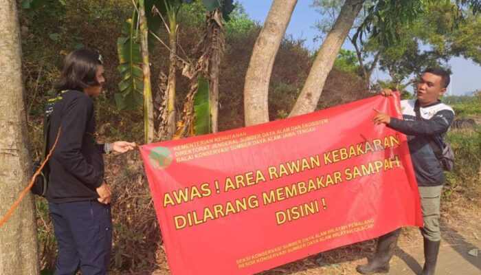 RKSDA Cilacap Fokus Cegah Kebakaran di Habitat Satwa