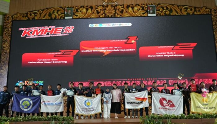 Undip dan ITS Raih Empat Gelar Juara KMHE 2026 di Universitas Jember