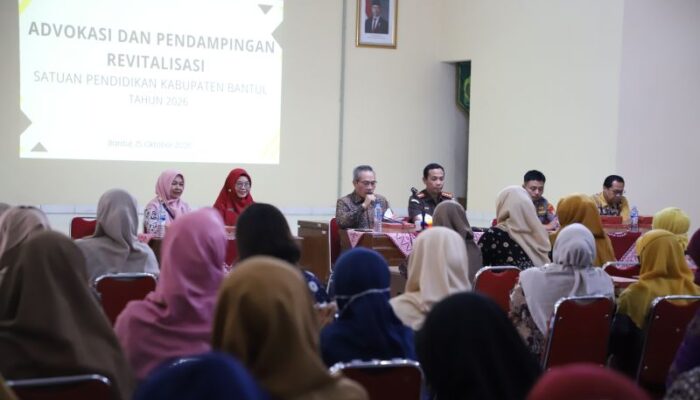 Pemkab Bantul Dampingi Penerima Revitalisasi Sekolah