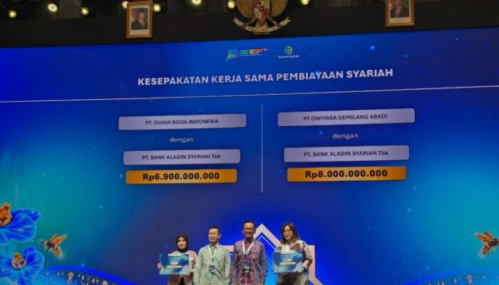 Bank Aladin Syariah Sepakati Pembiayaan Rp24,9 Miliar di ISEF 2026